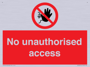 No unauthorised access